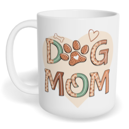 Hrnek klasický malý s vlastním potiskem - Dog mom