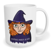 Hrnek klasický malý s vlastním potiskem - Nepotřebuju makeup, ale kávu