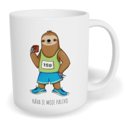 Hrnek klasický malý s vlastním potiskem - Káva je moje palivo