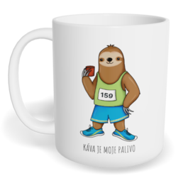 Hrnek klasický malý s vlastním potiskem - Káva je moje palivo