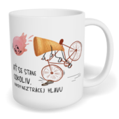 Hrnek klasický malý s vlastním potiskem - Neztrácej hlavu