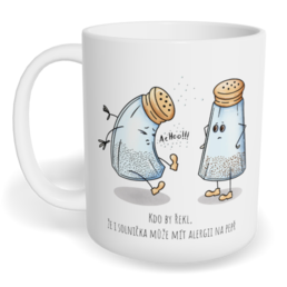 Hrnek klasický malý s vlastním potiskem - Alergie