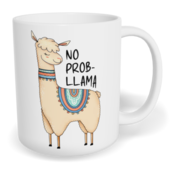 Hrnek klasický malý s vlastním potiskem - No probllama