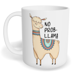 Hrnek klasický malý s vlastním potiskem - No probllama