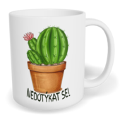 Hrnek klasický malý s vlastním potiskem - Nedotýkat se