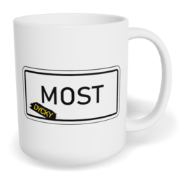 Hrnek klasický malý s vlastním potiskem - Dycky most