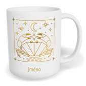 Hrnek klasický malý s vlastním potiskem - Znamení zvěrokruhu Rak