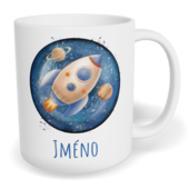 Hrnek klasický malý s vlastním potiskem - Raketa
