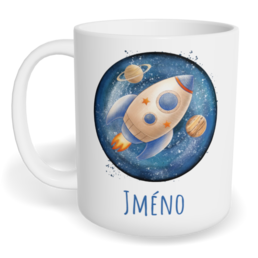 Hrnek klasický malý s vlastním potiskem - Raketa