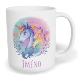 Hrnek klasický malý s vlastním potiskem - Jednorožec 2