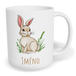 Hrnek klasický malý s vlastním potiskem - Králík