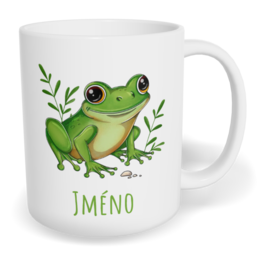 Hrnek klasický malý s vlastním potiskem - Žába
