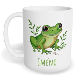 Hrnek klasický malý s vlastním potiskem - Žába