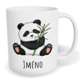 Hrnek klasický malý s vlastním potiskem - Panda