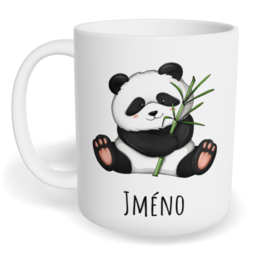 Hrnek klasický malý s vlastním potiskem - Panda