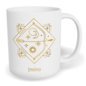 Hrnek klasický malý s vlastním potiskem - Znamení zvěrokruhu Střelec