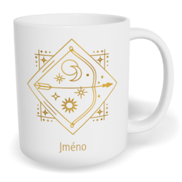 Hrnek klasický malý s vlastním potiskem - Znamení zvěrokruhu Střelec