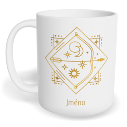 Hrnek klasický malý s vlastním potiskem - Znamení zvěrokruhu Střelec
