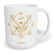Hrnek klasický malý s vlastním potiskem - Znamení zvěrokruhu Kozoroh