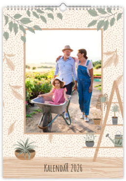 Fotokalendář exklusiv na výšku - Zahrádkář