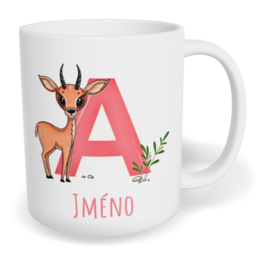 Hrnek klasický malý s vlastním potiskem - Jméno A