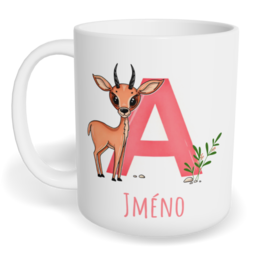 Hrnek klasický malý s vlastním potiskem - Jméno A