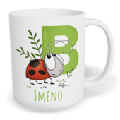 Hrnek klasický malý s vlastním potiskem - Jméno B