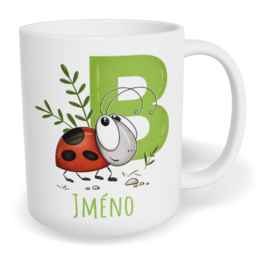 Hrnek klasický malý s vlastním potiskem - Jméno B
