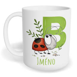 Hrnek klasický malý s vlastním potiskem - Jméno B