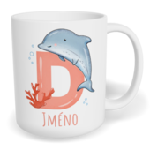 Hrnek klasický malý s vlastním potiskem - Jméno D