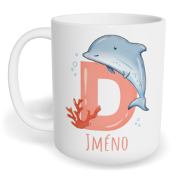 Hrnek klasický malý s vlastním potiskem - Jméno D