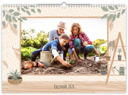 Fotokalendár exkluzív nástenný mesačný na šírku - Zahrádkár