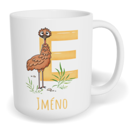 Hrnek klasický malý s vlastním potiskem - Jméno E