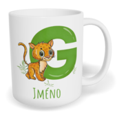 Hrnek klasický malý s vlastním potiskem - Jméno G