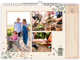 Fotokalendár nástenný mesačný na šírku - Zahrádkár