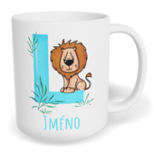 Hrnek klasický malý s vlastním potiskem - Jméno L