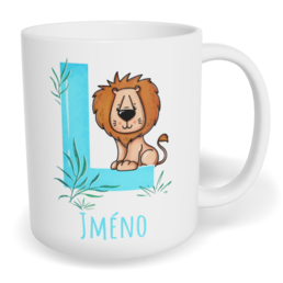 Hrnek klasický malý s vlastním potiskem - Jméno L