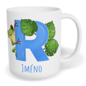 Hrnek klasický malý s vlastním potiskem - Jméno R