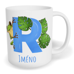 Hrnek klasický malý s vlastním potiskem - Jméno R