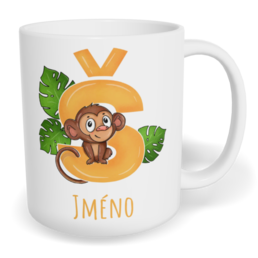 Hrnek klasický malý s vlastním potiskem - Jméno Š