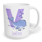 Hrnek klasický malý s vlastním potiskem - Jméno V