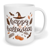 Hrnek klasický malý s vlastním potiskem - Happy Halloween