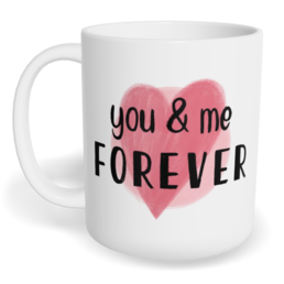 Hrnek klasický malý s vlastním potiskem - You and me forever