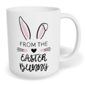 Hrnek klasický malý s vlastním potiskem - Easter bunny