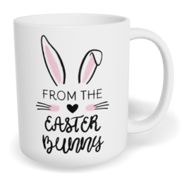 Hrnek klasický malý s vlastním potiskem - Easter bunny