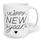 Hrnek klasický malý s vlastním potiskem - Happy new year