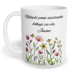 Hrnek klasický malý s vlastním potiskem - Nejlepší asistentka