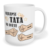 Hrnek klasický malý s vlastním potiskem - Nejlepší táta na světě vol. 1