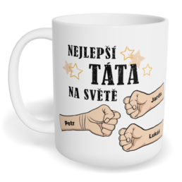 Hrnek klasický malý s vlastním potiskem - Nejlepší táta na světě vol. 1