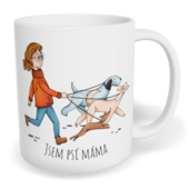 Hrnek klasický malý s vlastním potiskem - Psí máma